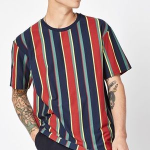 PACSUN PS BASICS STRIPPED DOWN SHIRT 👕
